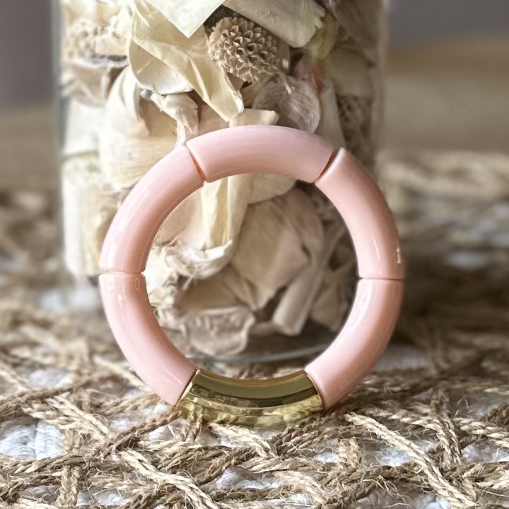 Tube armbanden | Classy basics - Large Glans| Geribbeld