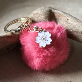 Sleutelhanger | Fluffy pompon