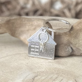 Sleutelhanger | Metalen huis