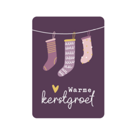 Kerstkaart | Warme kerstgroet