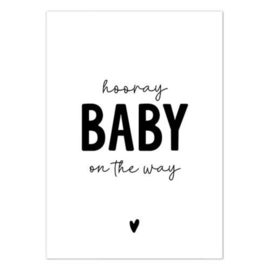 Kaart | Hooray baby on the way