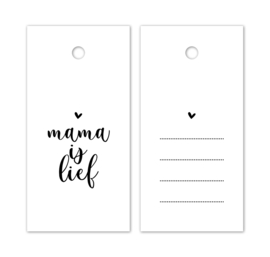 Minikaart | Mama is lief