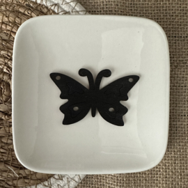 Kadolabel | Houten vlinders