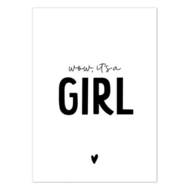 Kaart | Wow, it's a girl