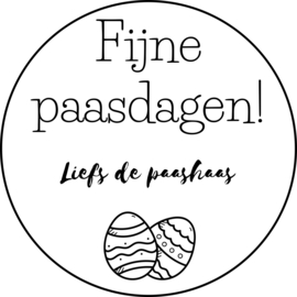 Sticker | Fijne paasdagen