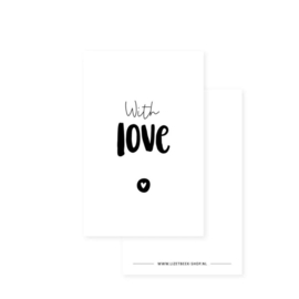 Minikaartje | With love
