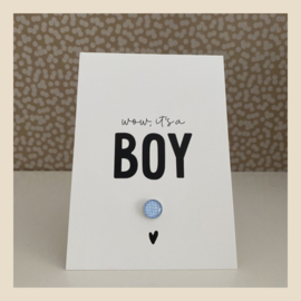 Kaartpin | I'ts a Boy