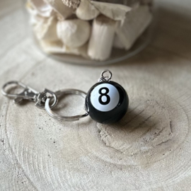 Sleutelhanger | Pool ball-Lucky 8