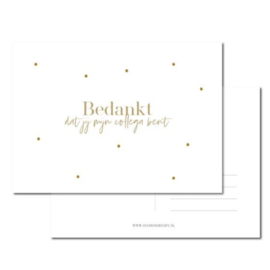 Kaart | Bedankt dat jij mijn collega bent