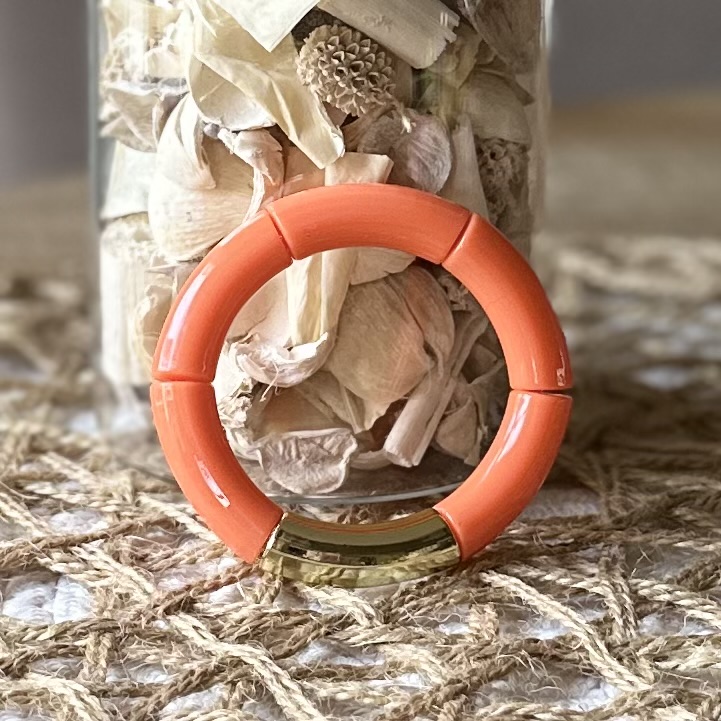 Tube armbanden | Classy basics - Large Glans| Geribbeld