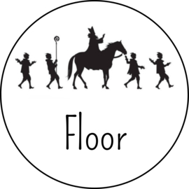 Sticker Sinterklaas | Sint + Pieten