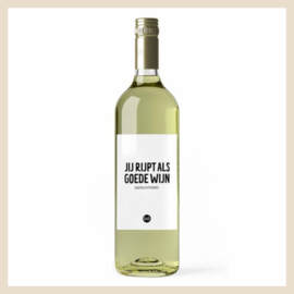 Fles etiket | Jij rijpt als goede wijn