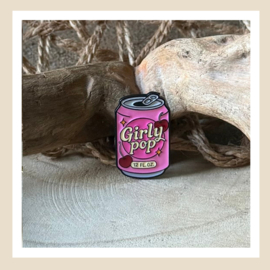 Pin | Blikje frisdrank-Girly pop