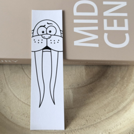 Boekenlegger | Wit-Zwart