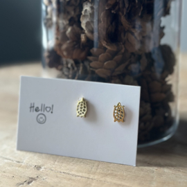 Oorbellen | Schildpad-studs