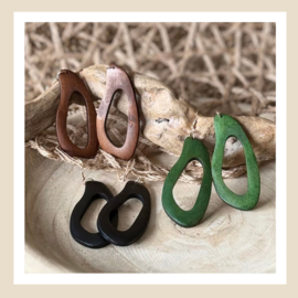 Oorbellen | Organic drop