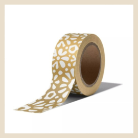 Washitape | Ethnic Flowers – goud
