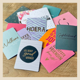 Kaarten | Mix van diverse kaarten-13 stuks