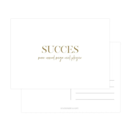Kaart | Succes.. maar vooral MEGA veel plezier!
