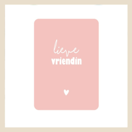 Kaart | Lieve vriendin