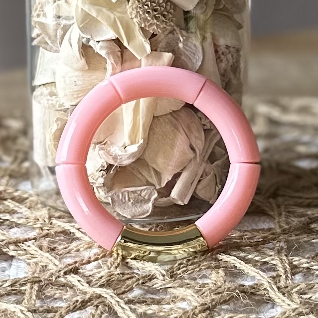 Tube armbanden | Classy basics - Large Glans| Geribbeld