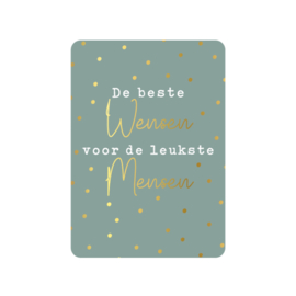 Kerstkaart | De beste wensen voor de leukste mensen