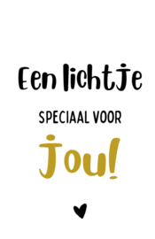 Minikaart | Een lichtje speciaal voor jou