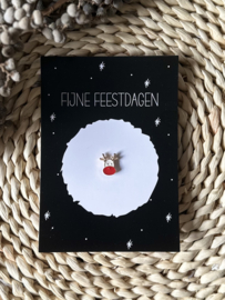 Kaart | Fijne feestdagen + Pin