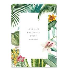 Sieradenkaart | Love life and enjoy every moment