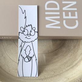 Boekenlegger | Wit-Zwart
