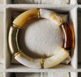 Tube armband | Marble promise