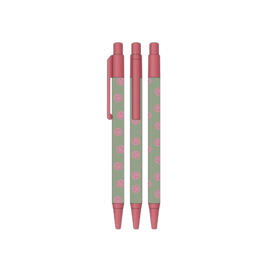 Pen | Sage green & Pink