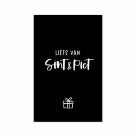 Minikaartje | Liefs van Sint & Piet