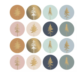 Kadostickers kerst | Lovely trees