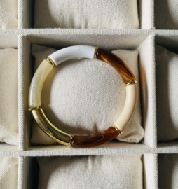 Tube armband | Brown treasure