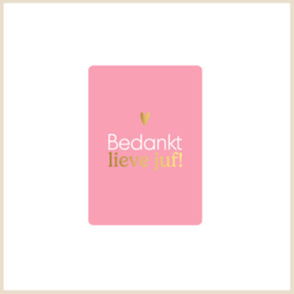 Midi kaart | Bedankt lieve Juf