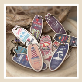 Sleutelhanger | Surfboard-Catch the wave