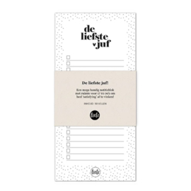 Notitieblok | De Liefste Juf