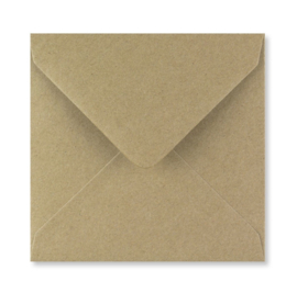 Enveloppen | Vierkant. Wit/zwart/kraft