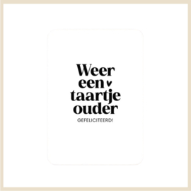 Kaart | Weer een taartje ouder. Gefeliciteerd!