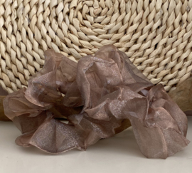 Scrunchie | Organza taupe