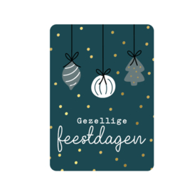 Kerstkaart | Gezellige feestdagen