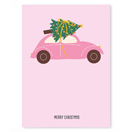 Sieradenkaart | Merry Christmas-Lia/pink