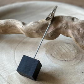 Kaarthouder | Hout met metalen knijper