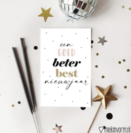 Minikaartje | Een goed beter best nieuwjaar