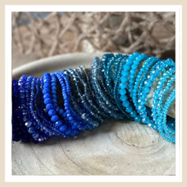 Armbanden | Born to shine - Blue lagoon