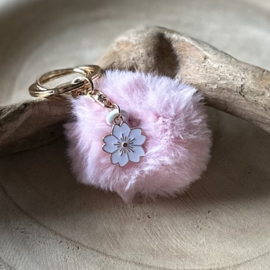Sleutelhanger | Fluffy pompon