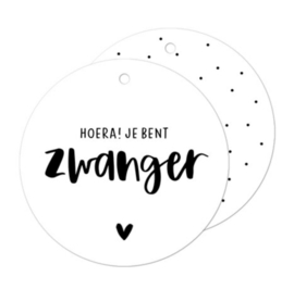 Kadolabel | Hoera! Je bent zwanger