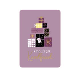 Kerstkaart |  Vrolijk kerstfeest