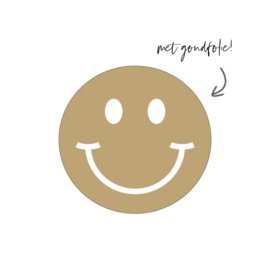 Kadosticker | Smile goud